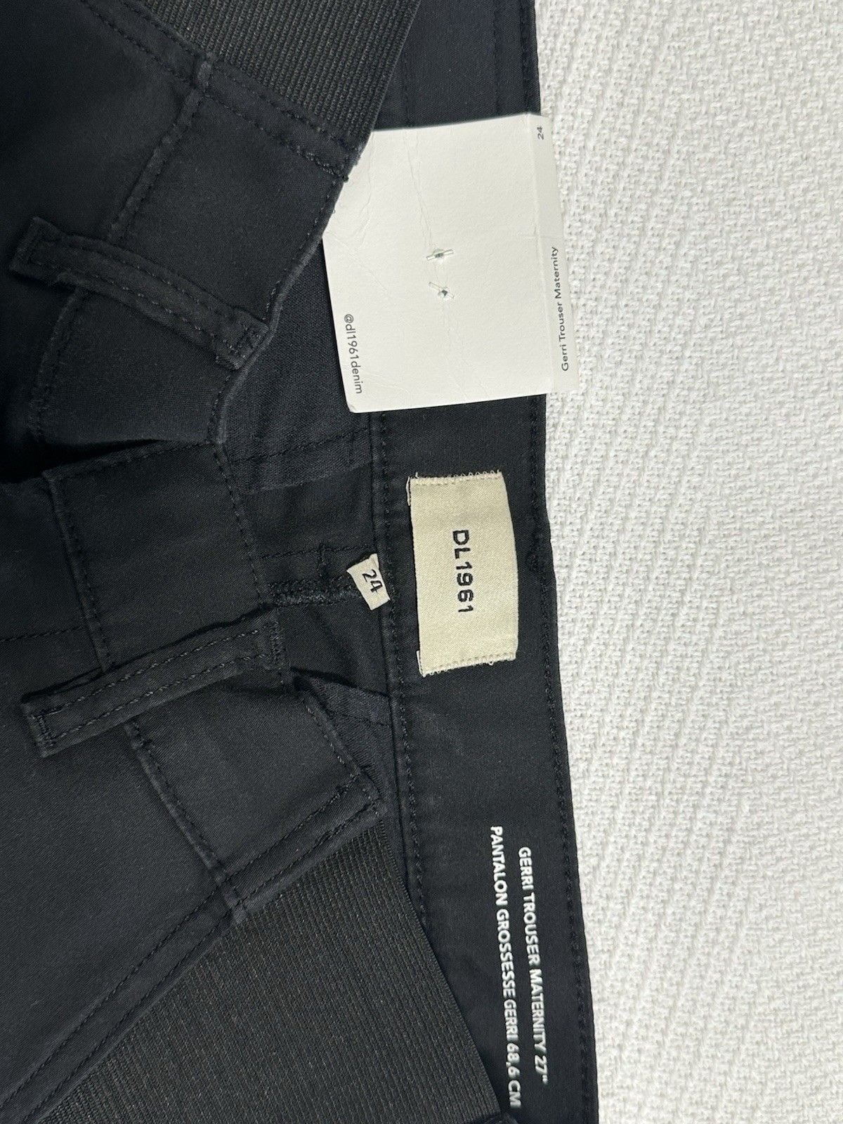 DL1961 Pants Womens 24 Black New With Tags 8