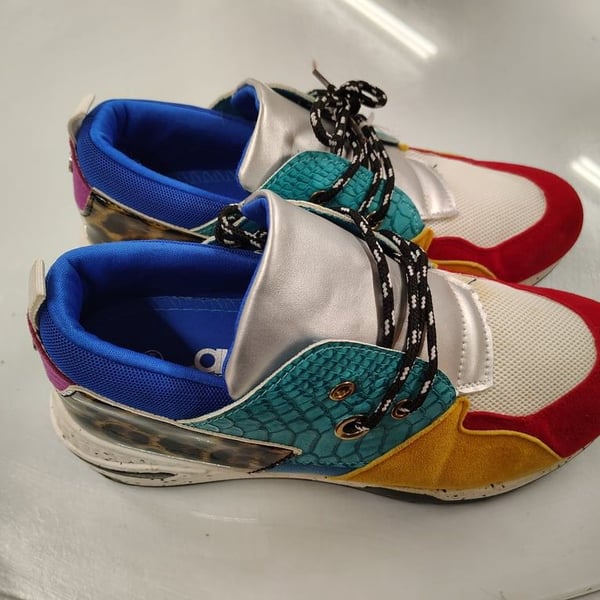 Colorful Patchwork Sneakers