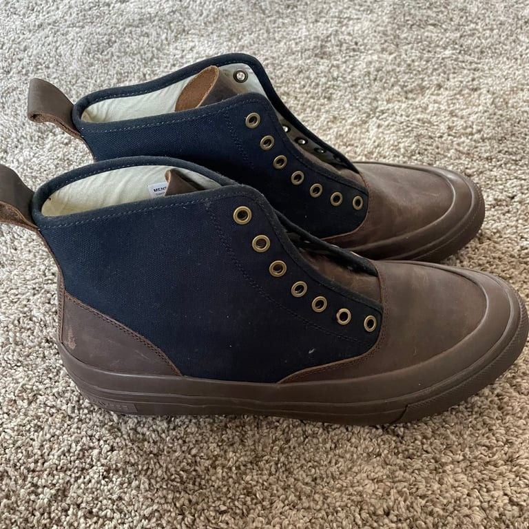 SeaVees Men's Sierra Adventure Boots Peacock Navy Size 12 Outdoor Hiking 3