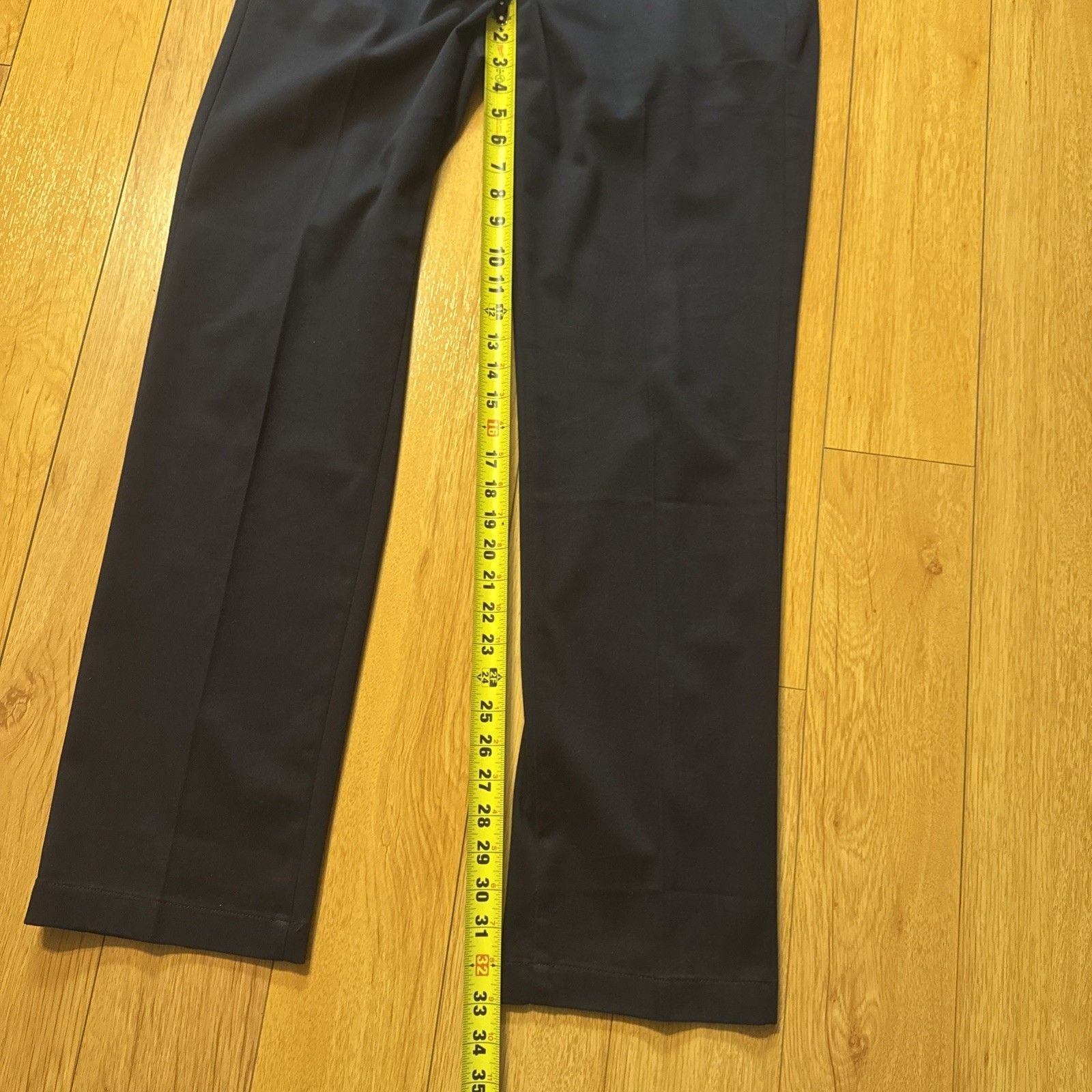 Dockers Pants Mens 34x34 Navy Straight Fit Flat Front Performance Stretch Chino 3