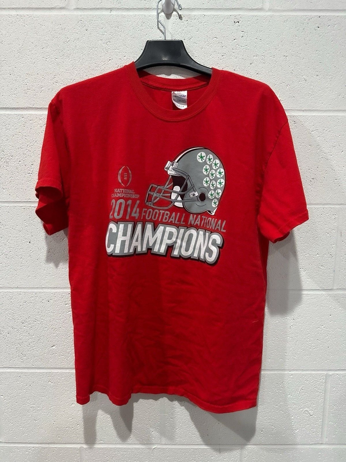 Ohio State 2014 National Championship Tee Size Large Scarlett 2
