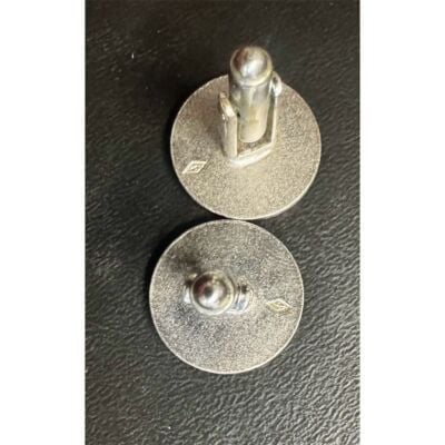 Vintage Pittsburgh Steelers Steelmark Logo Cufflinks Men's Wedding 2