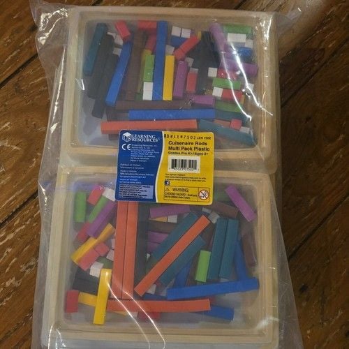 LEARNING RESOURCES - Cuisenaire Rods Multi-Pack - 6 set - in sealed package 1