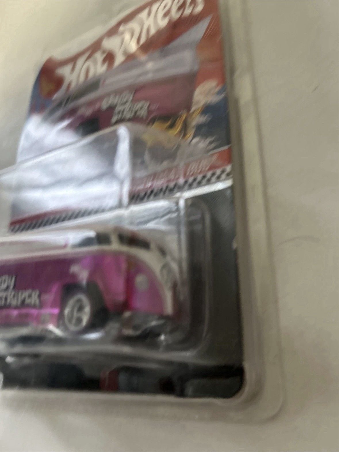 Pink logo! Hot Wheels RLC 2020 Volkswagen Drag Bus Candy Striper #5480/20000 NIP 7