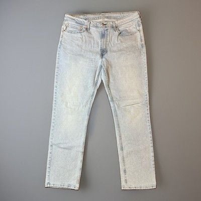 Levi’s 514 Denim Jeans 38x32 High Stretch Light Wash Classic Slim Straight Fit 2