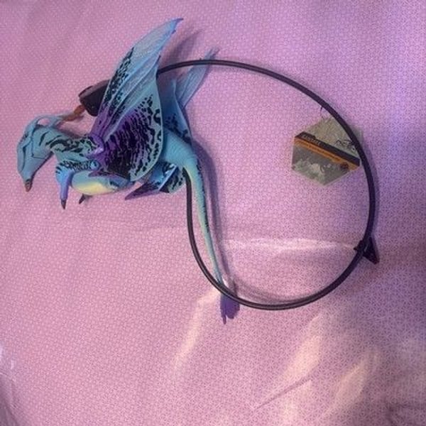 Disney Parks ACE Pandora Avatar Banshee Interactive Shoulder Toy Blue Purple