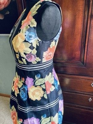 Payal Pratap Multicolor Women Sleeveless Dress Sz 2 A143 6