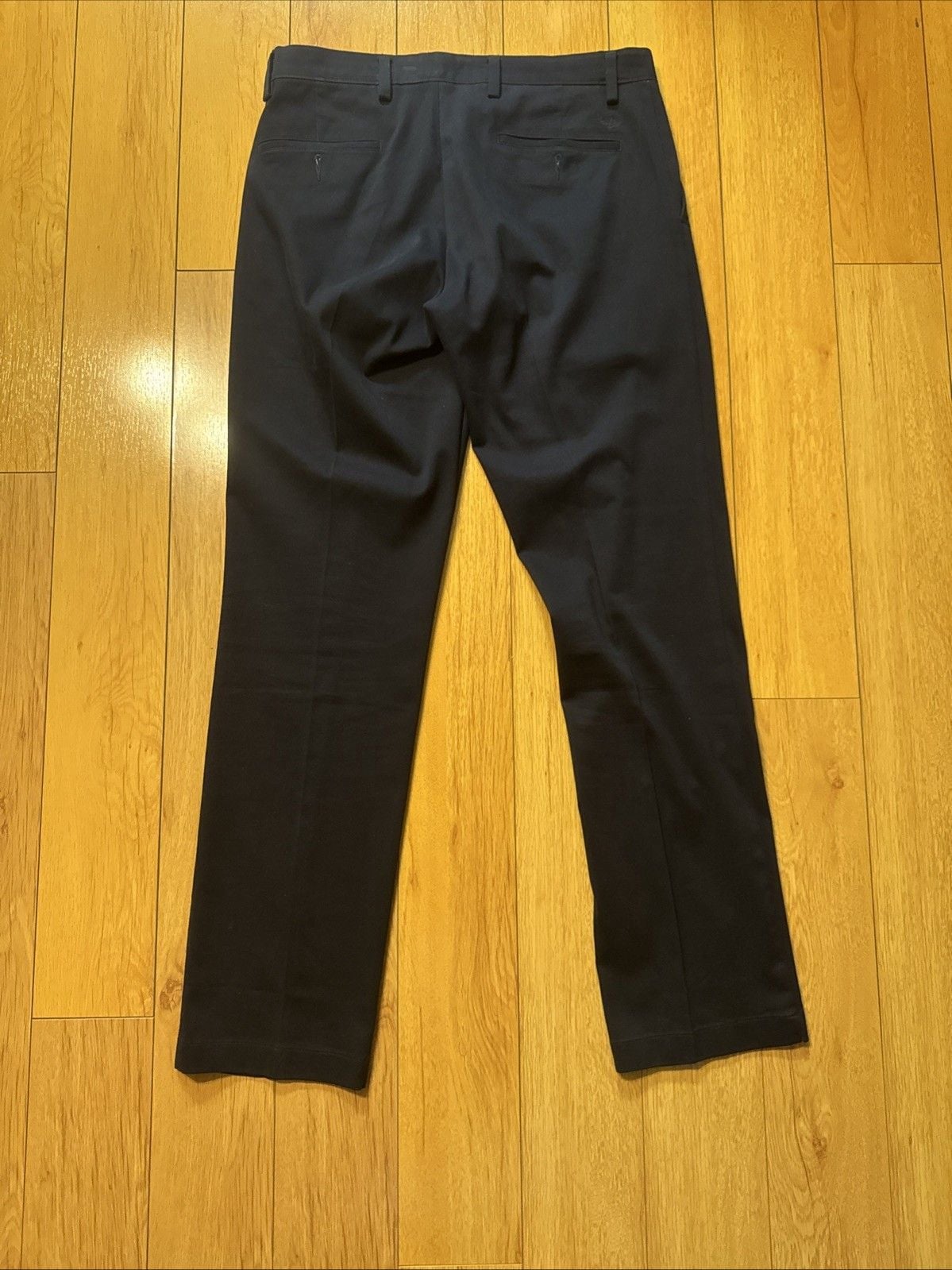 Dockers Pants Mens 34x34 Navy Straight Fit Flat Front Performance Stretch Chino 10