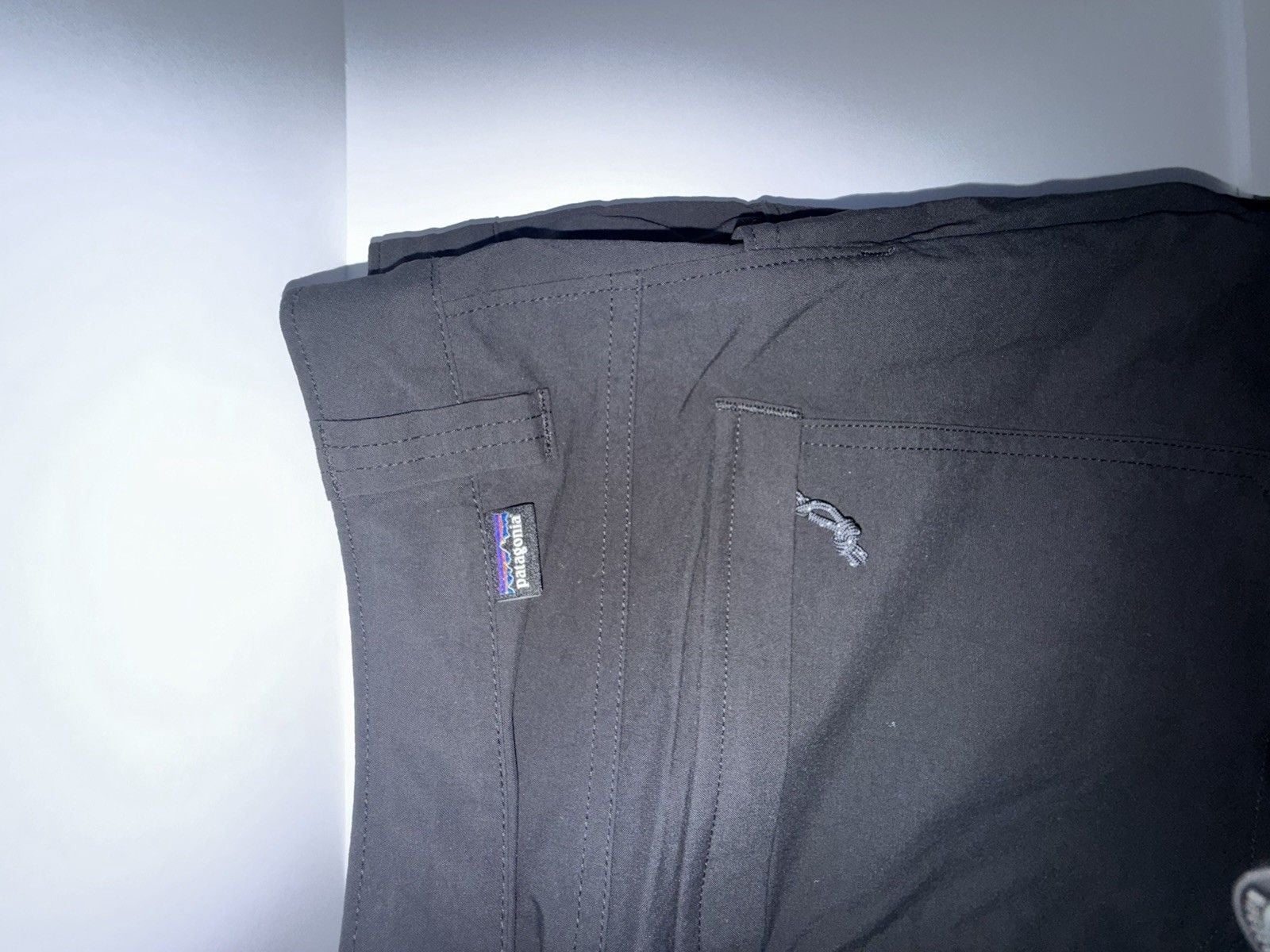 Patagonia Men’s Black Chino Pants 38 Regular Straight 50+ UPF Flat Front NWT 7