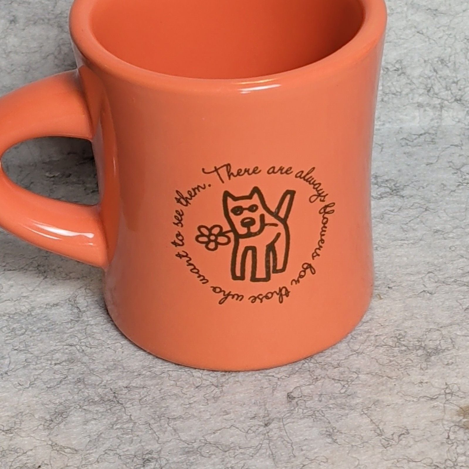 Life is Good Ceramic Coffee Mug Set 12 fl oz 2-Piece Blue Orange Quotes 6