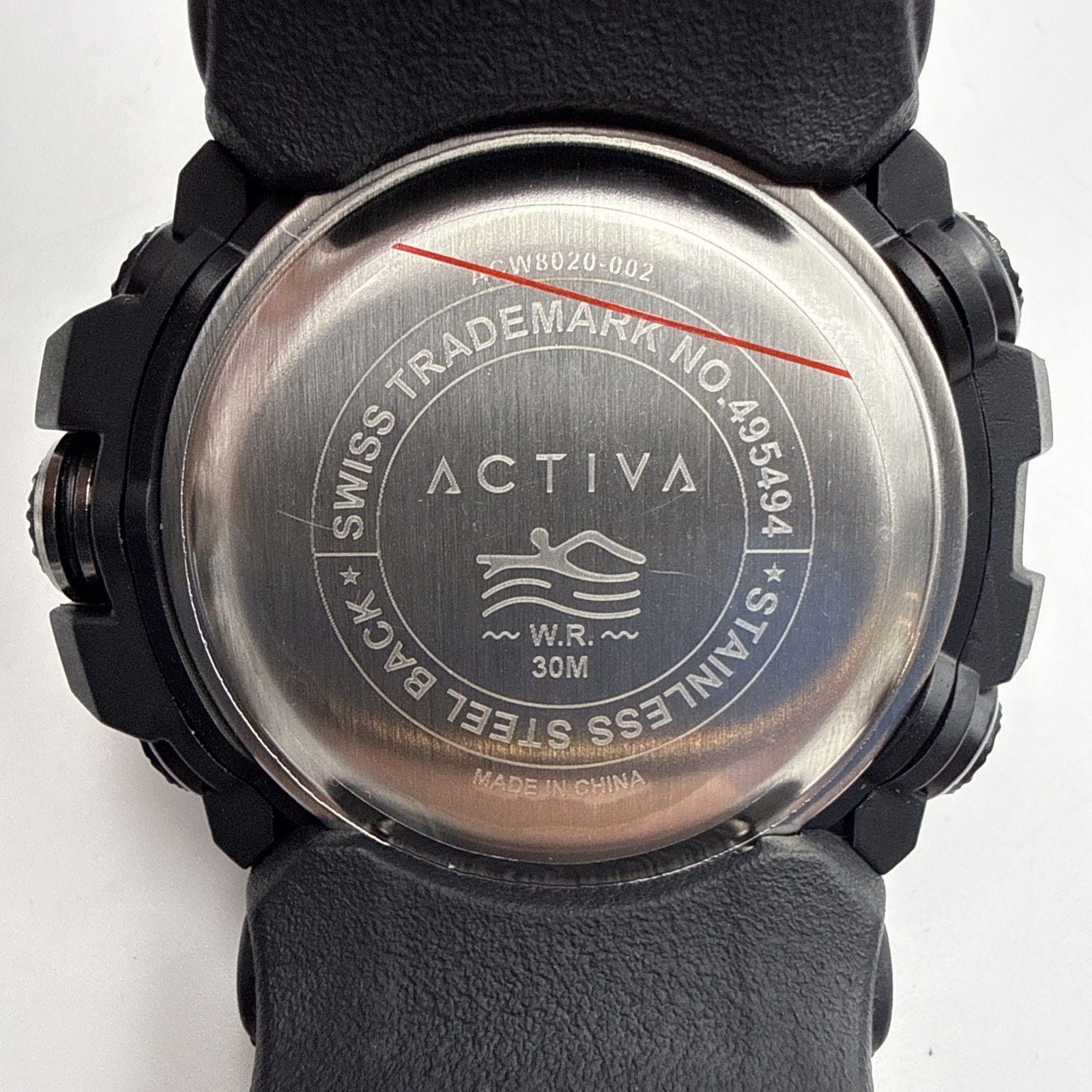 NEW Activa X Invicta Digital Men's Watch 56mm Beige Black Sport ACW8020-002 NIB 14