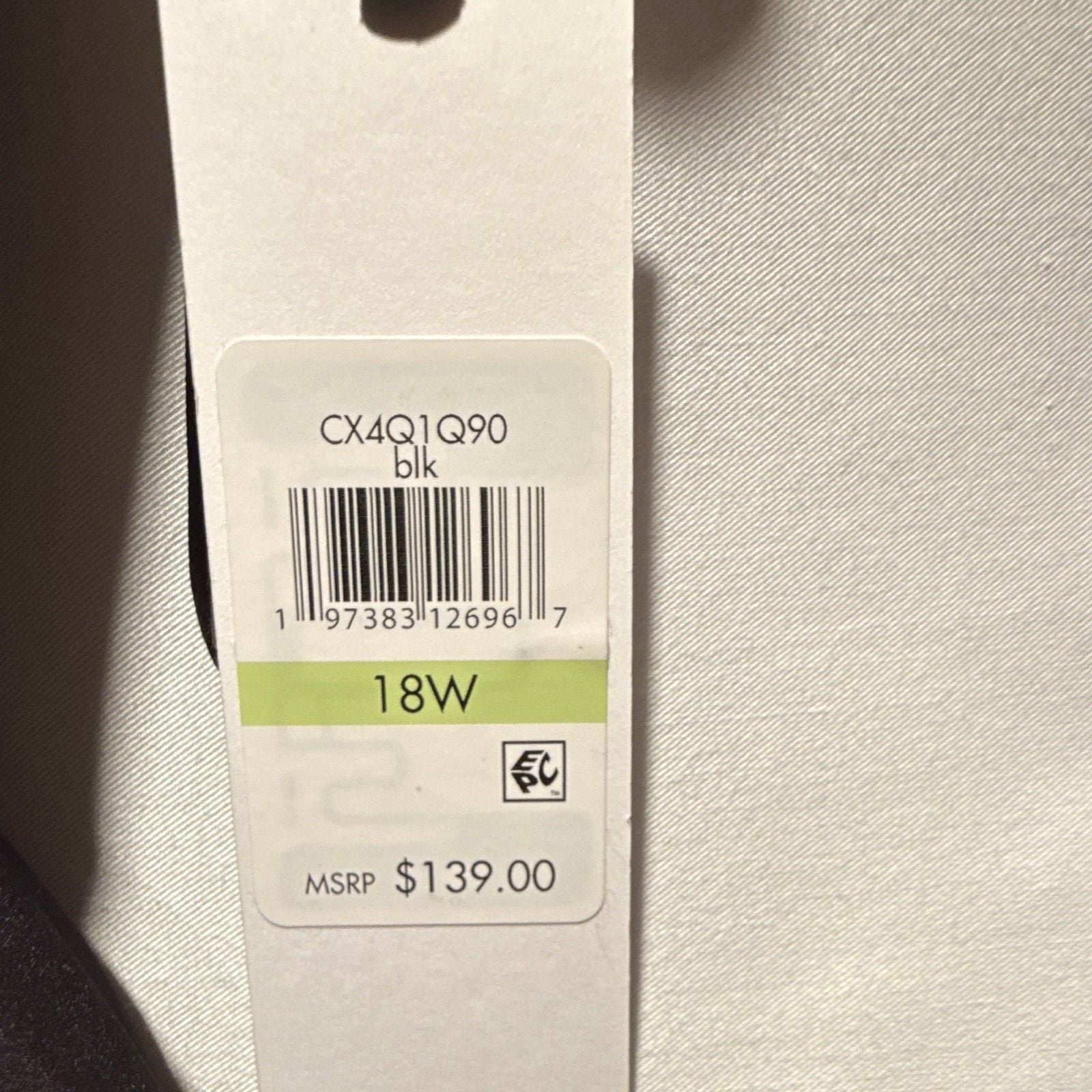 Calvin Klein Women’s 18W Black Belted Jumpsuit NWT Wide Leg MSRP $139 4