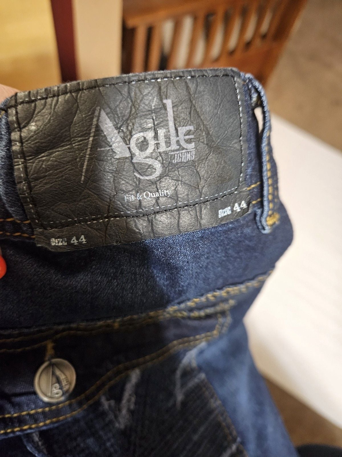 Agile Mens Jeans 44x 32 5