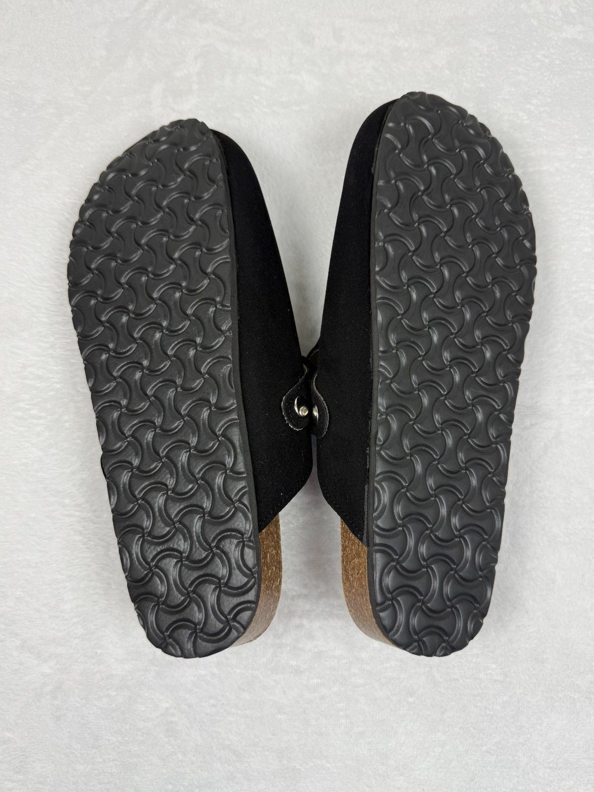 Black Suede Clogs Size 43EU/9.5US 7