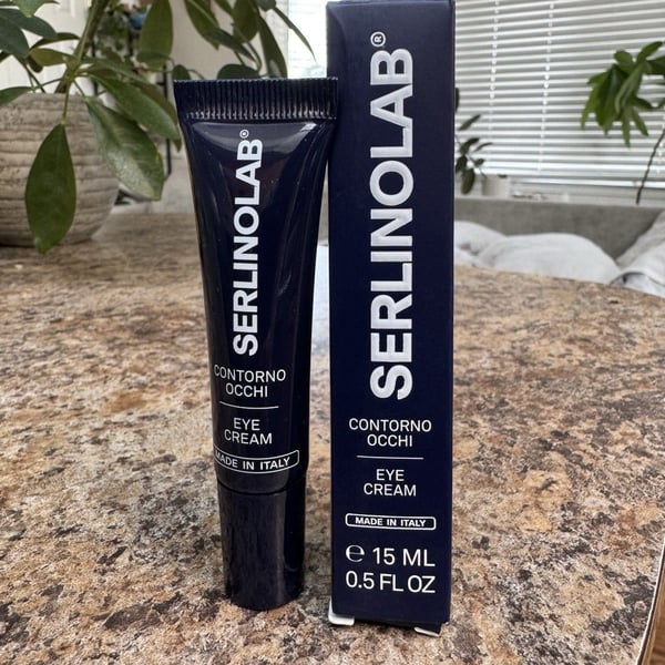SerlinoLab Men's Eye Cream for Dark Circles & Puffiness 0.51 fl oz