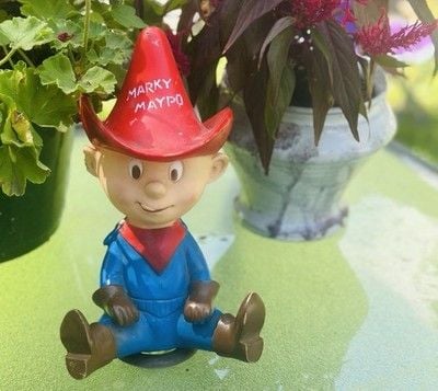 VTG 1960’s Maypo Maple Oatmeal Cereal Advertising Mascot Marky Maypo Vinyl Toy 3