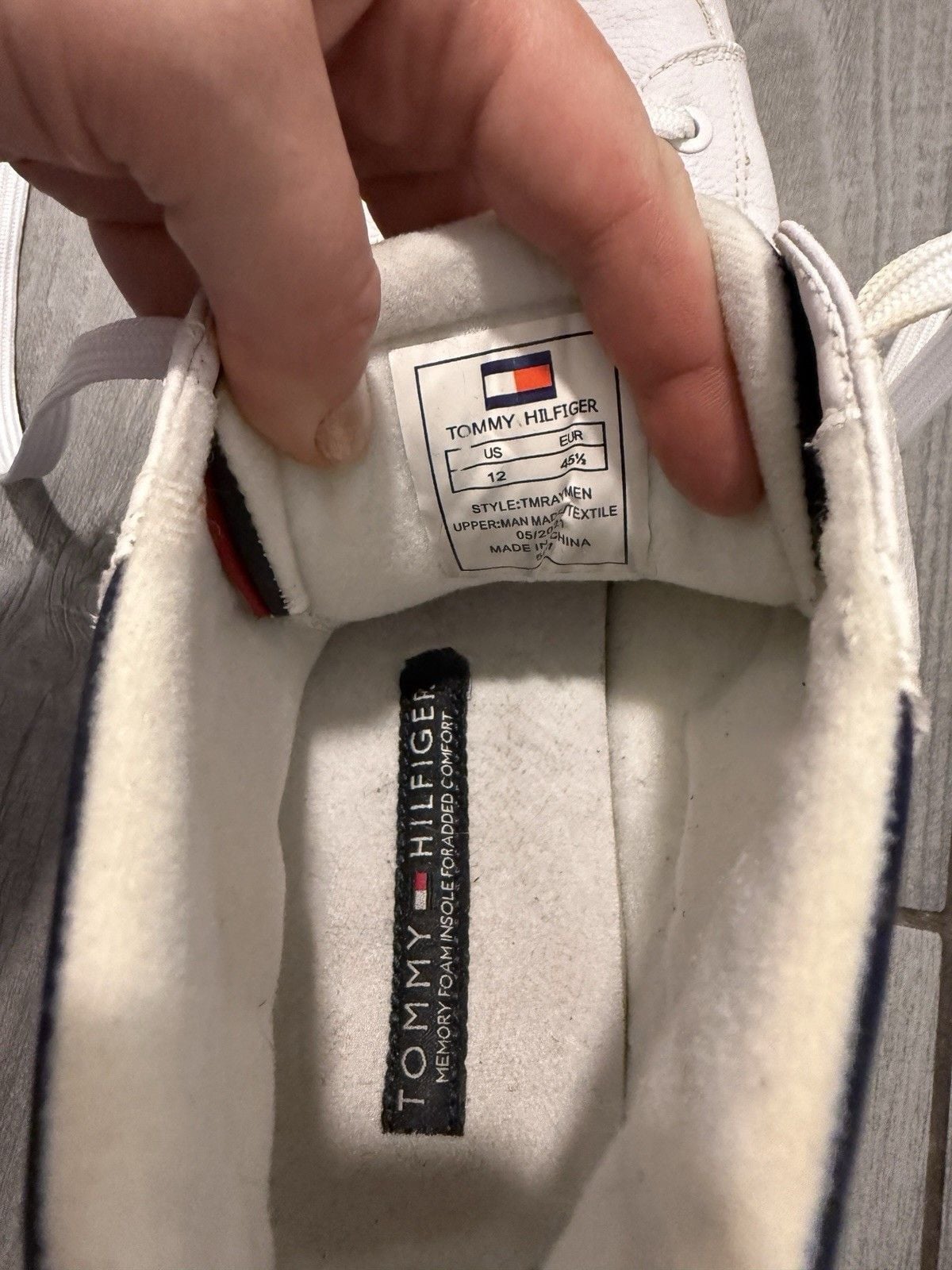 Tommy Hilfiger's Raymen high-top sneakers  US 12 EU 45.5 7