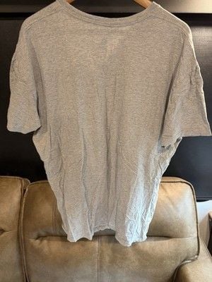 Polo Ralph Lauren Men's Classic Fit V-Neck Cotton Logo Tee Gray XL 6
