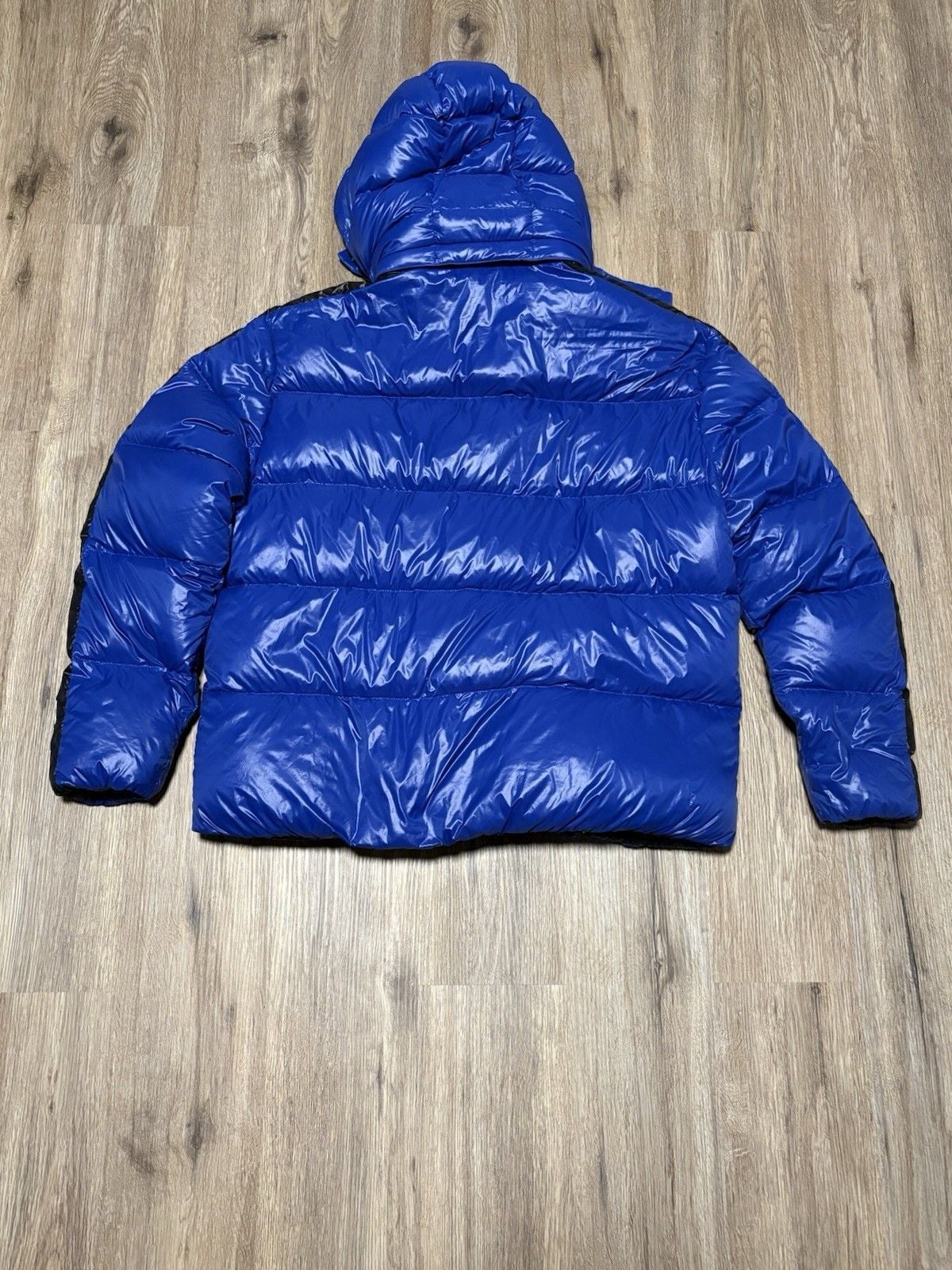 Polo Ralph Lauren Down Jacket Women’s Royal Blue Big Pony Hooded Puffer SIZE XL 20
