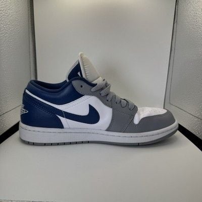 Jordan 1 Low French Blue/Stealth Wms 7.5 3