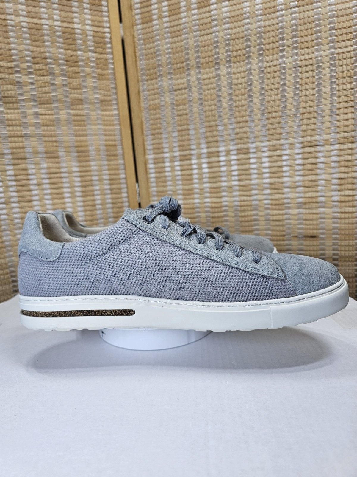 Birkenstock Bend Low Gray Knit Suede Sneakers Men's Size 12 EU 45 11