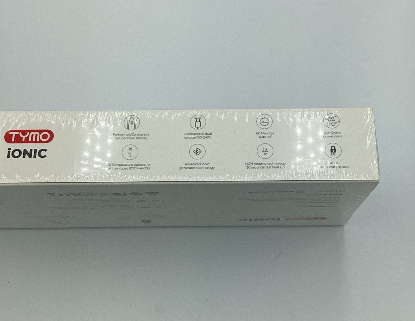 TYMO Ionic Hair Straightening Brush Pink BRAND NEW SEALED 4
