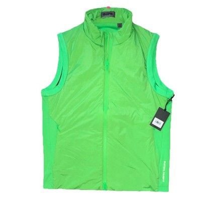 G/FORE Sleeveless Golf Vest Zip Closure Lime Men's Size M GMO000047 2