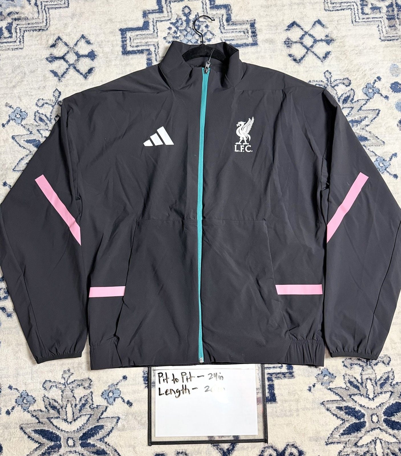 adidas LFC ANTH JKT jacket medium black Liverpool FC track top 7