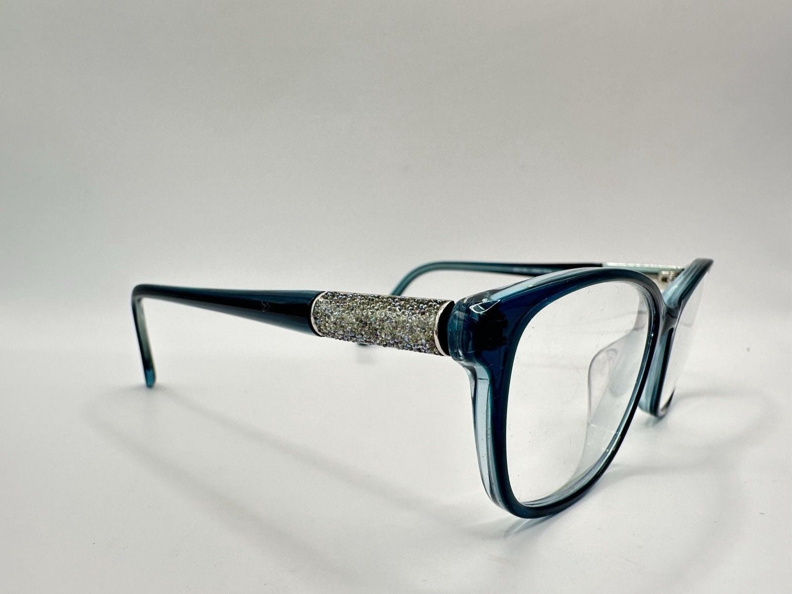 Bebe Eyeglasses Frames BB5146 440 Teal Clear Cat Eye 54-17-140 7