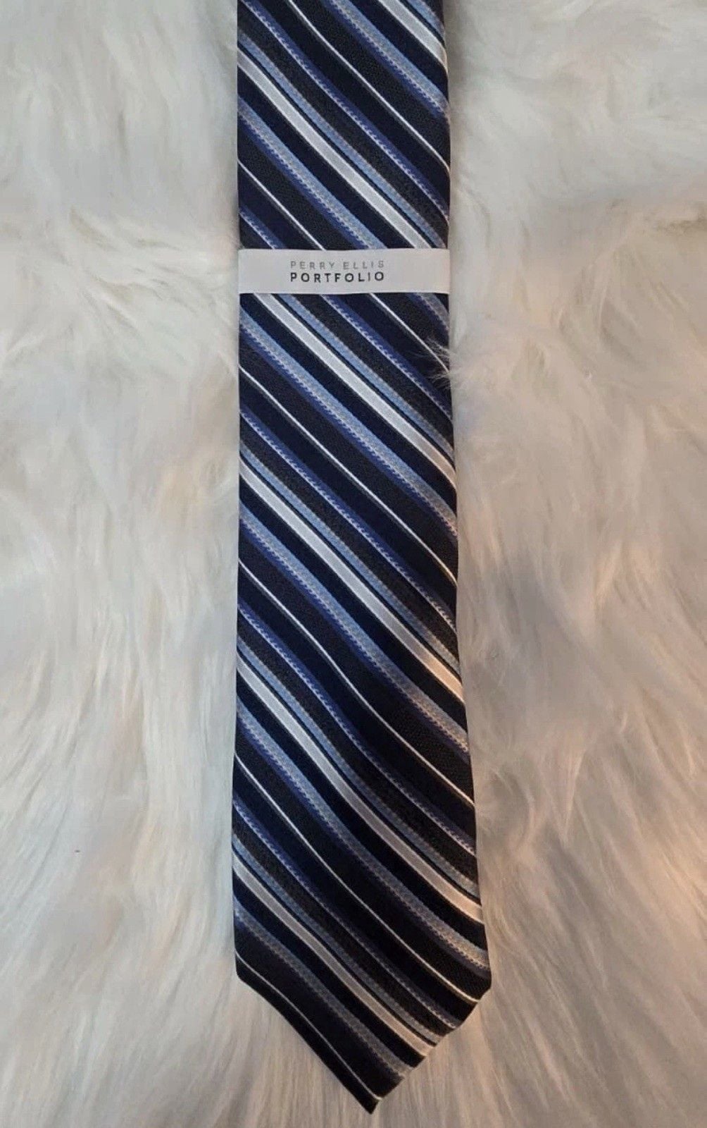 Perry Ellis Portfolio Men Tie Classic Geometric Formal Suit Necktie NWT 0091 2