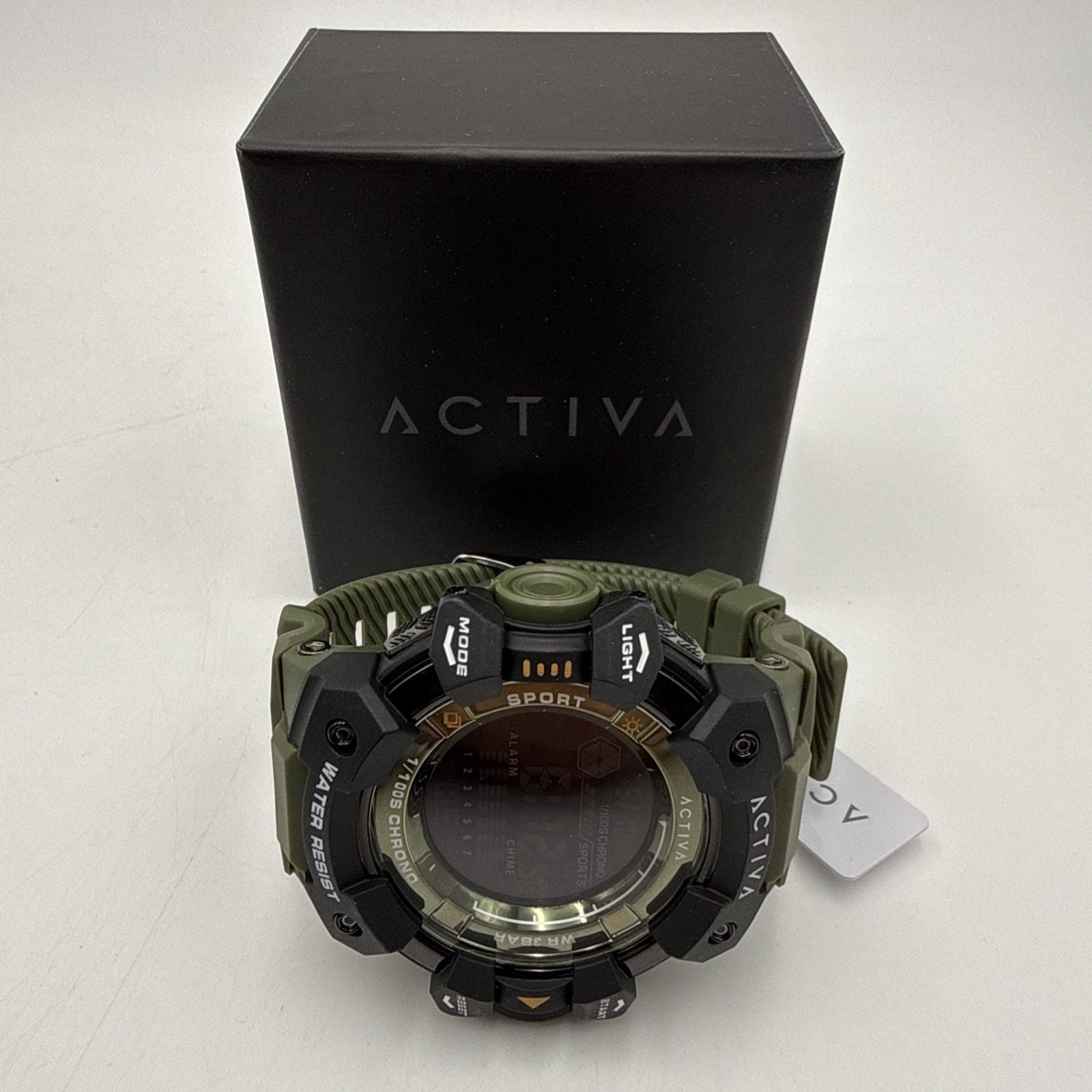 Activa X Invicta 50mm Digital Sport Watch Green Black ACW8050-005 New In Box 7
