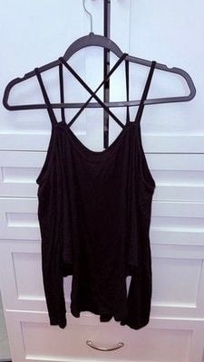 Old Navy Black Strappy Tank Top 3