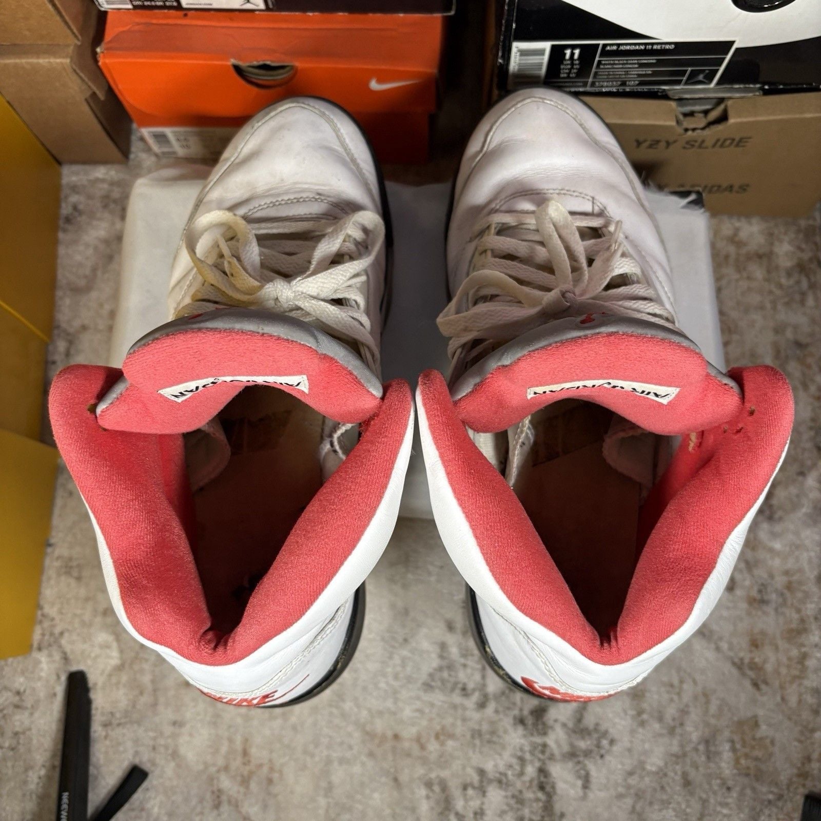 Size 11.5 - Jordan 5 Retro Mid Fire Red 7