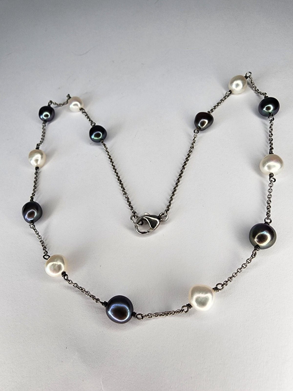 Honora Sterling Silver Freshwater Pears 18" Necklace 4