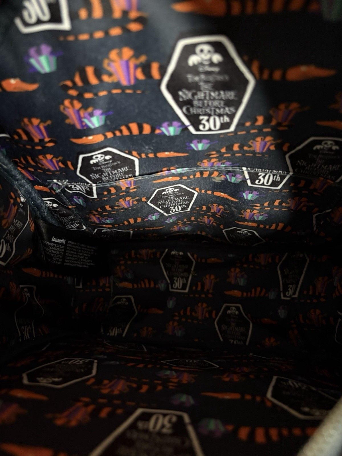 Loungefly Disney Nightmare Before Christmas Town Hall Mini Backpack Glow in Dark 8
