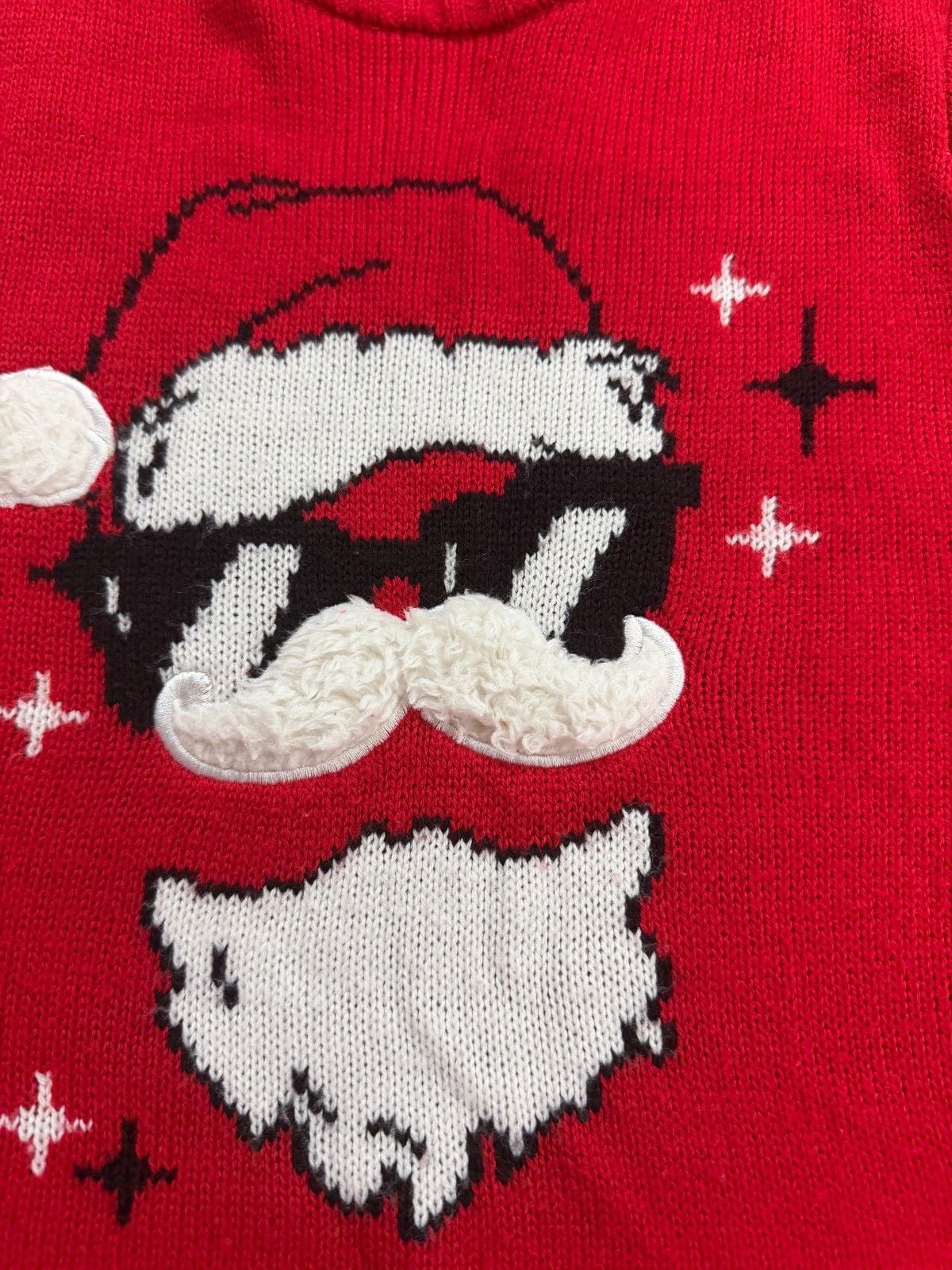 Holiday Time Santa Christmas Santa Sweater in size M (8) 6