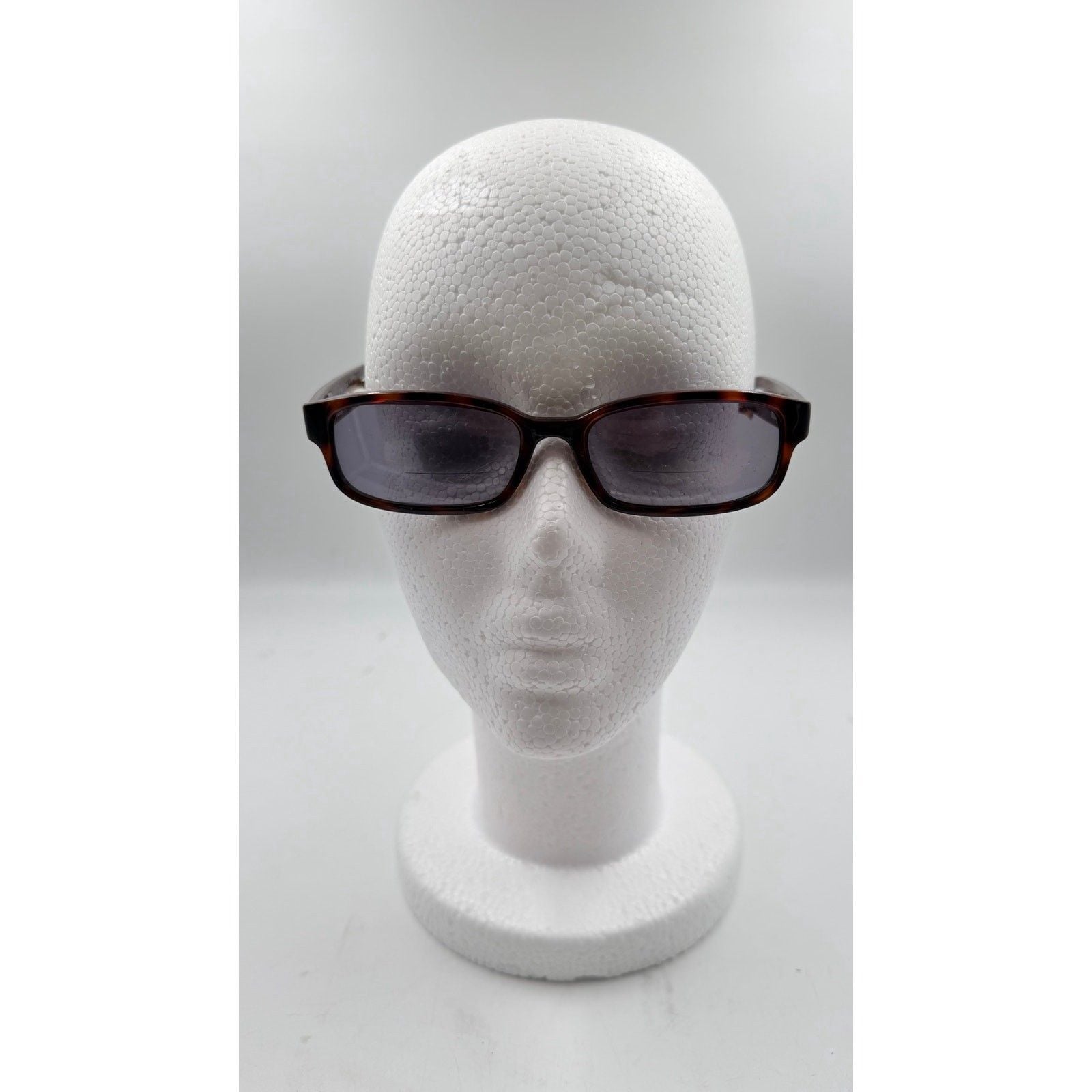 VTG MP9002 TO Eyeglasses Frames Brown Tortoise Rectangular Horn Rim 55-16-145 2