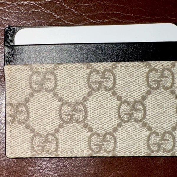 gucci wallet men card holder leather