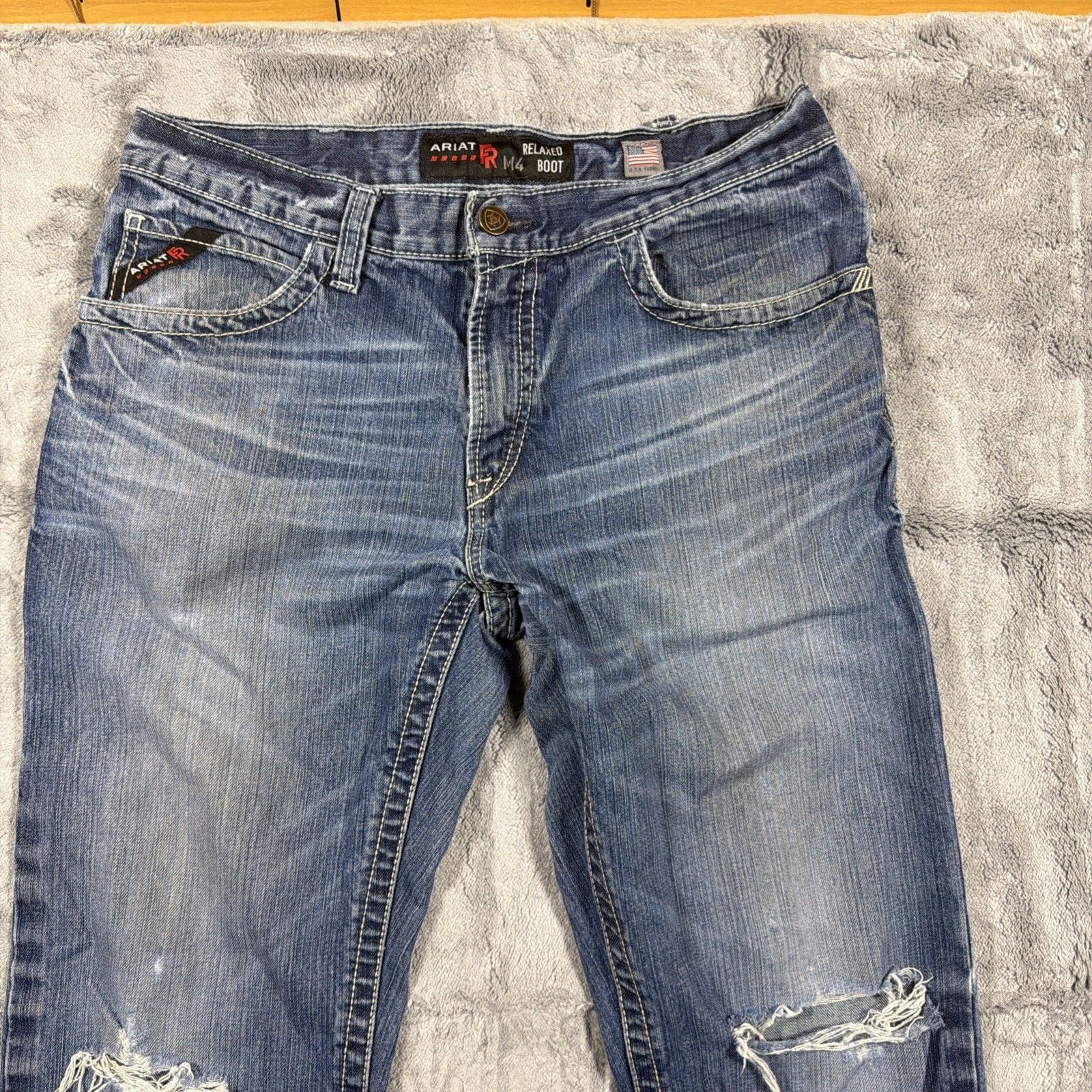 Ariat FR M4 relaxed boot jeans 33x34 4