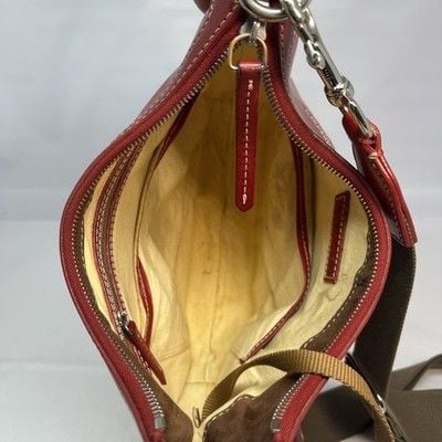 Dooney & Bourke Bordeaux Florentine Toscana Large Crossbody Hobo 13