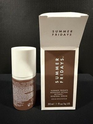 Summer Fridays Midnight Ritual Retinol Renewal Face Serum Vegan 1 fl oz NEW! 7
