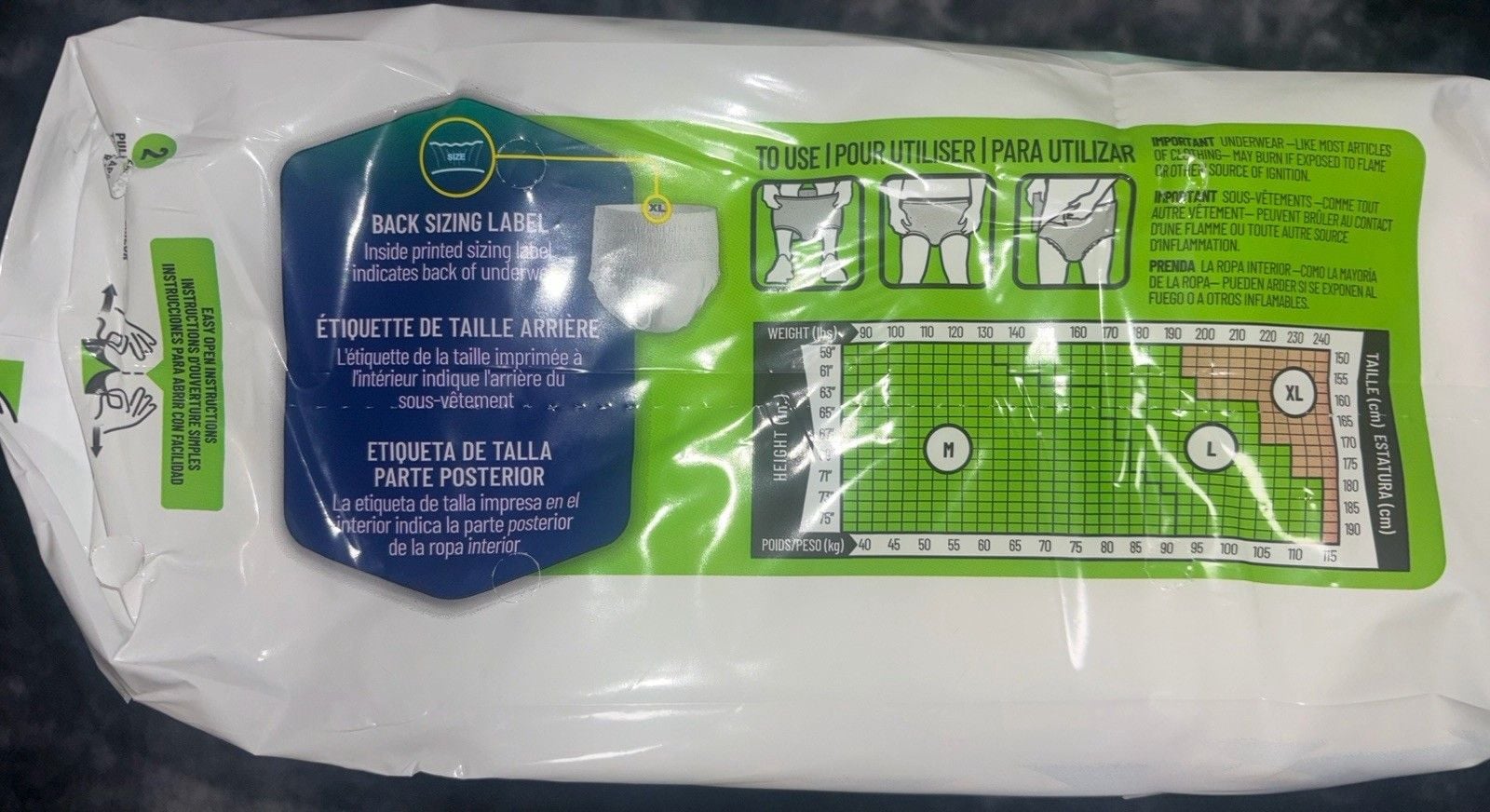 Prevail Nu-Fit Daily Underwear XL 20 Count 3