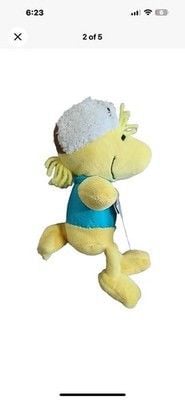 NWT NOS Peanuts Holiday Musical Woodstock Plush Doll 10" Plays Linus & Lucy Soft 1