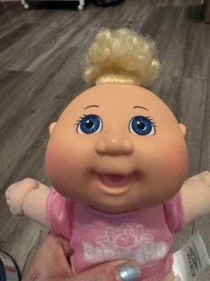 Cabbage Patch Kids BabyLand 10 in Soft Body Play Doll Blonde Curly Hair 2015 4