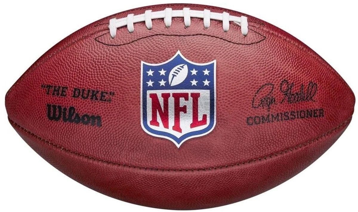 Wilson - nfl - mini - replica - the duke - american football - brown silver 1
