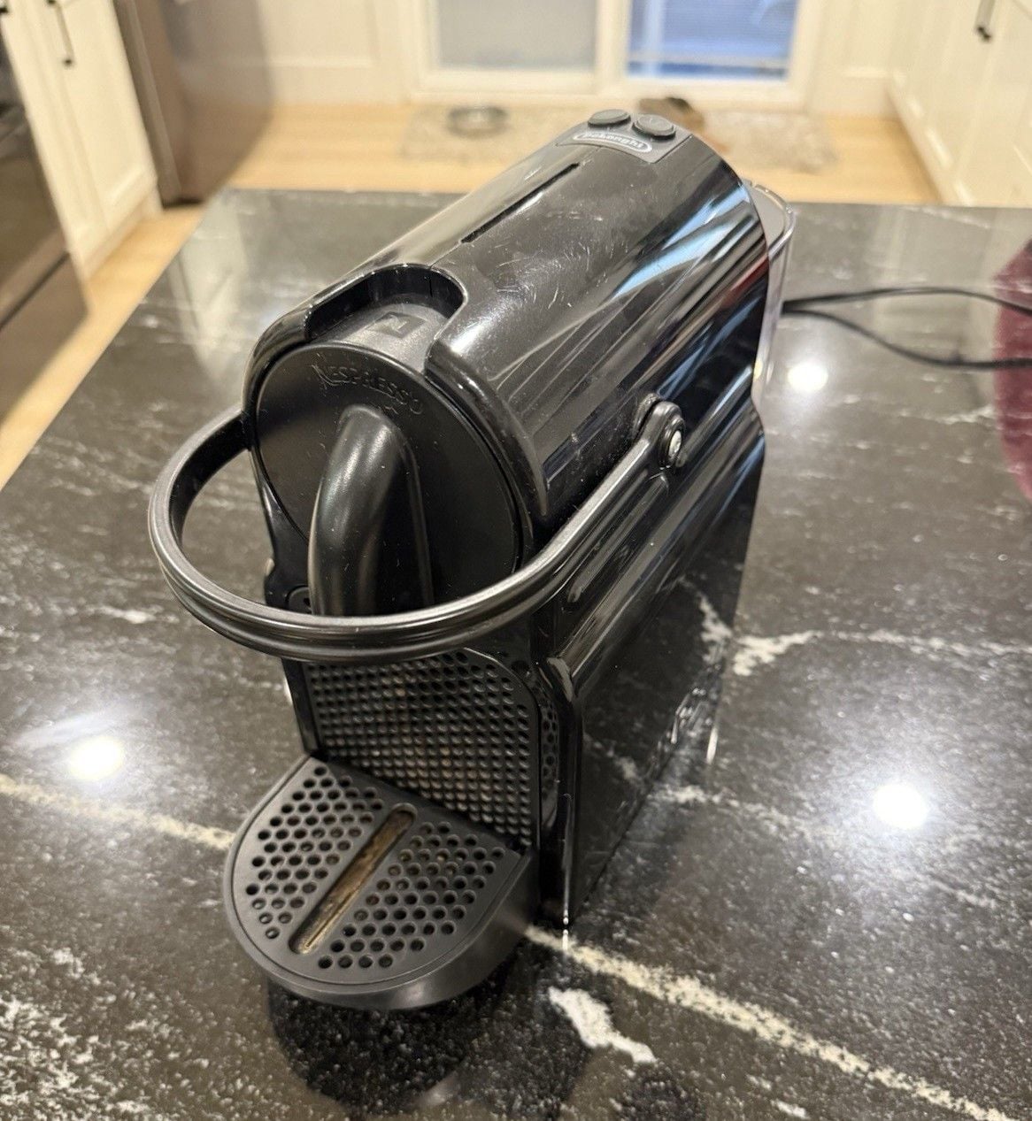 Nespresso Inissia Black Capsule Espresso Machine w/ Water Tank & Drip Tray 1