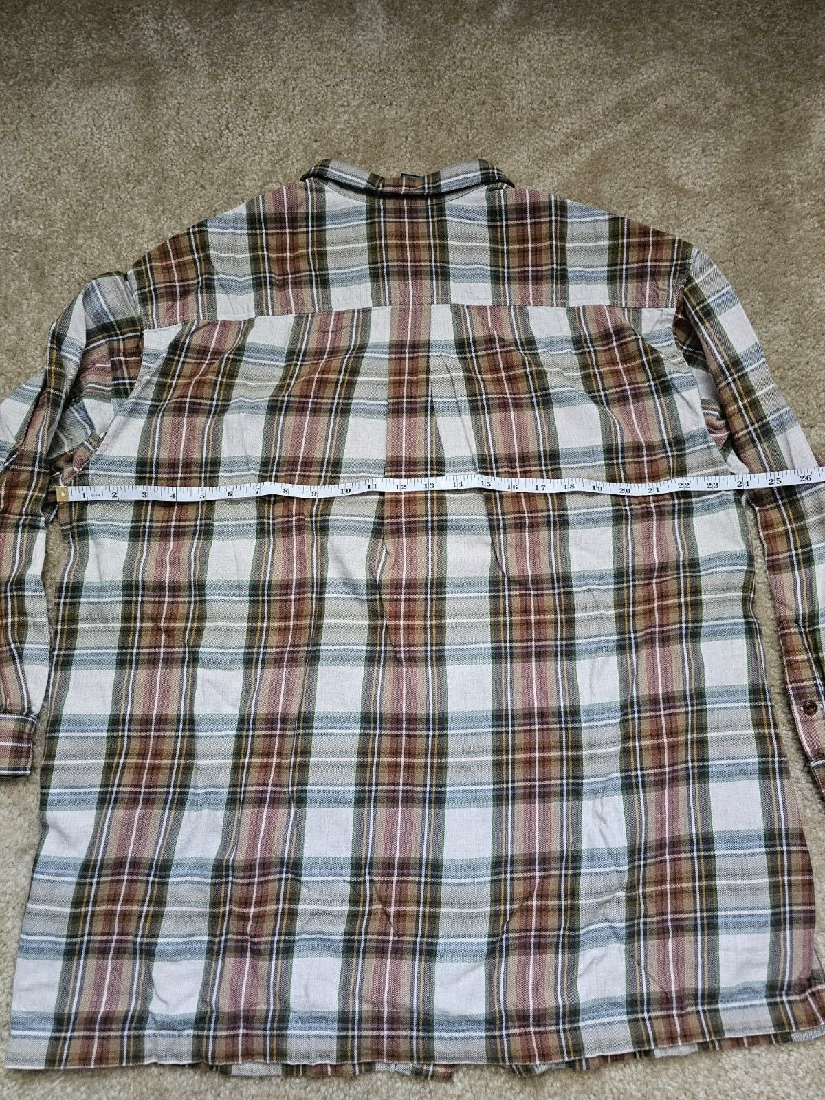 Lauren Ralph Lauren Men's L Plaid Full Zip Shirt Jacket Cotton Shacket Workwear 10