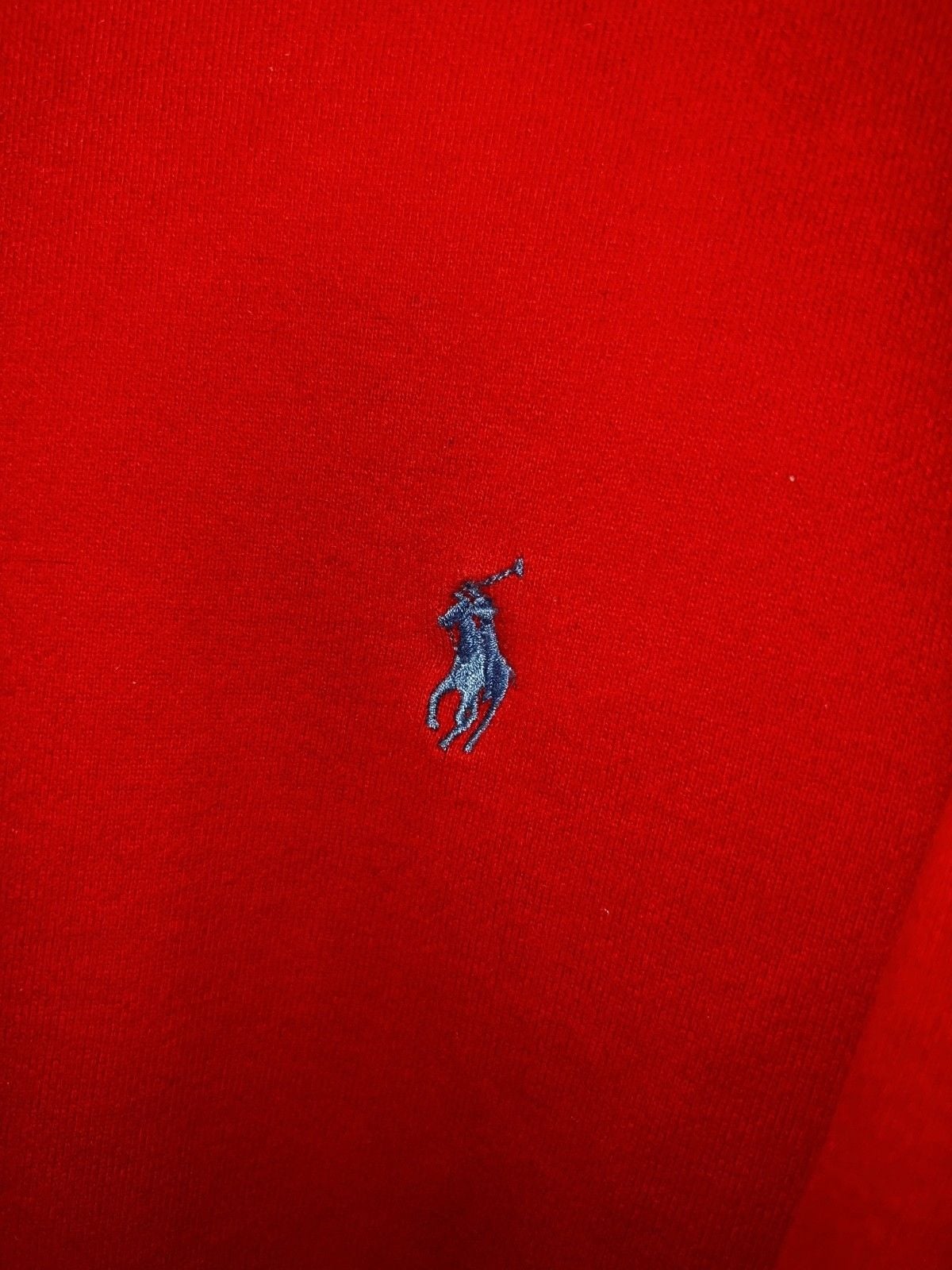 Polo Ralph Lauren Sweatshirt Crewneck Men's Size L Red Blue Pony Pullover 3