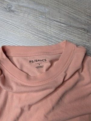 PS Basics Men's Long Sleeve Shirt Pink Size small 3