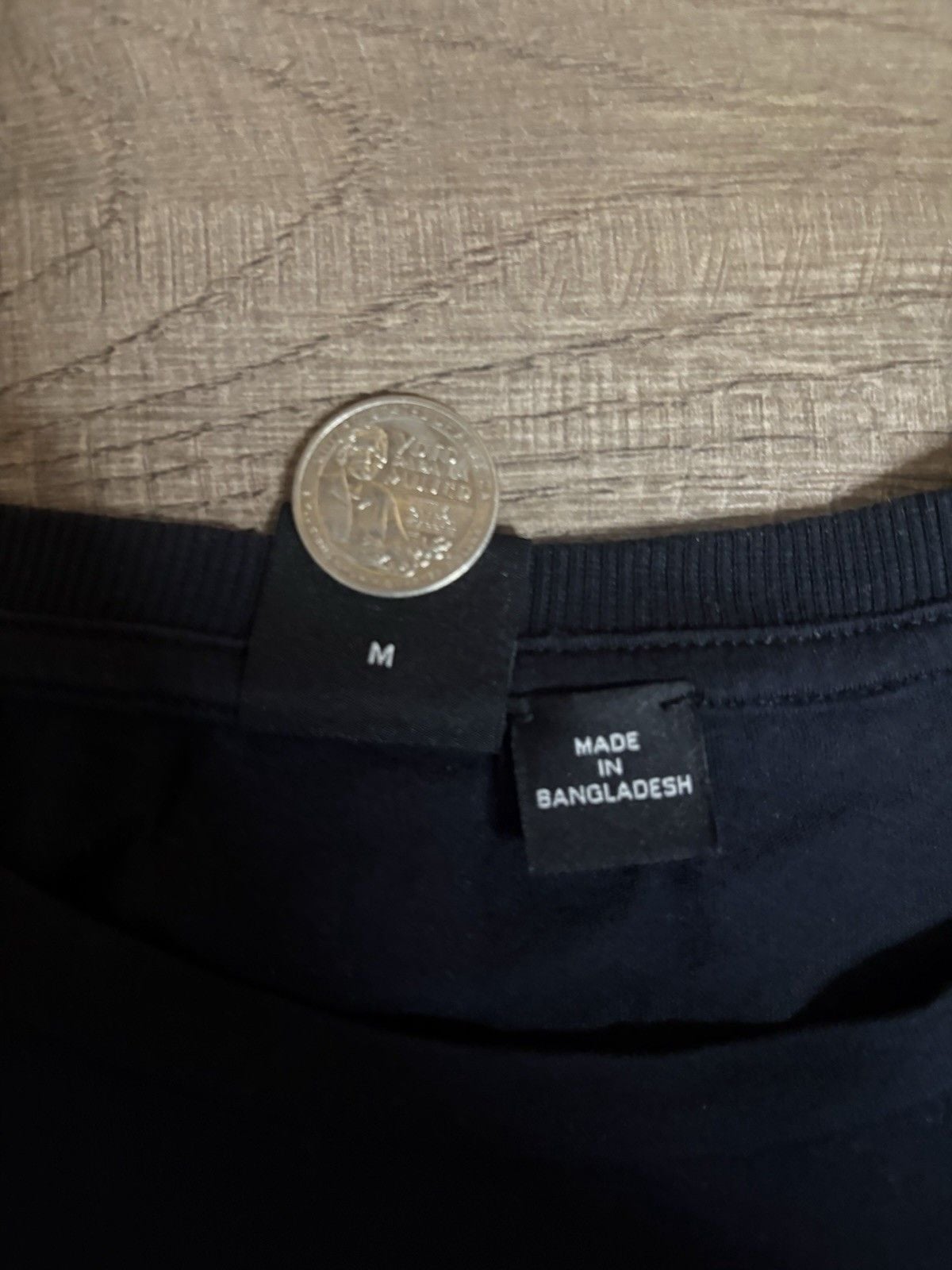 Hugo Boss T-Shirt Size M Black Gold Embroidered Logo Cotton Mens Short Sleeve 5